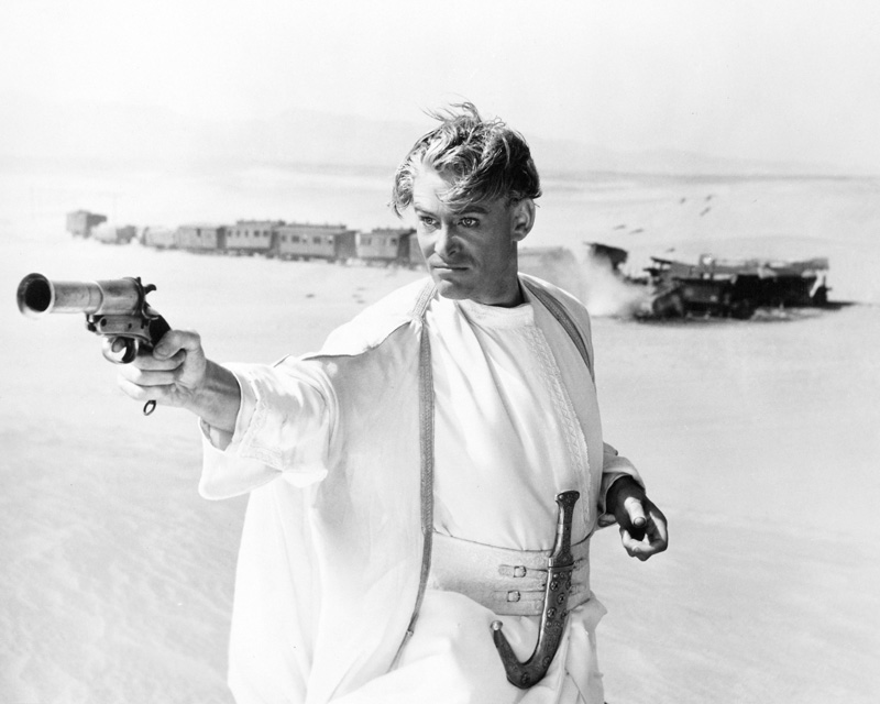 Peter OToole as Lawrence in Lawrence of Arabia (1962) © Columbia Pictures