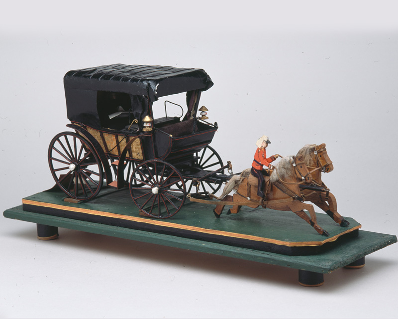 Model of carriage used by Florence Nightingale in the Crimea, 1856