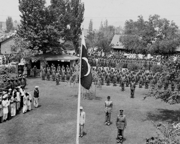 Pakistan Independence Day at Razmak, Waziristan, 15 August 1947