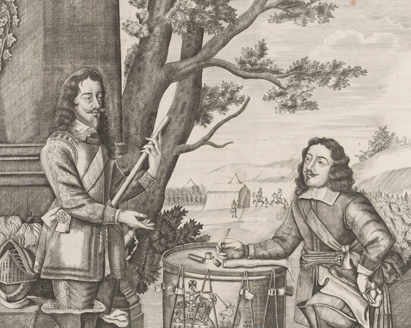 King Charles I giving orders to Sir Edward Walker