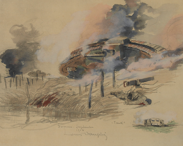 Tanks on the Somme, September 1916