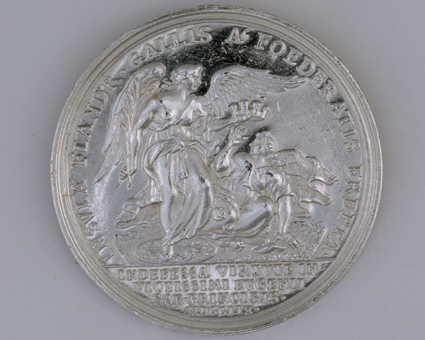 Silver medal commemorating the capture of Lille, 1708