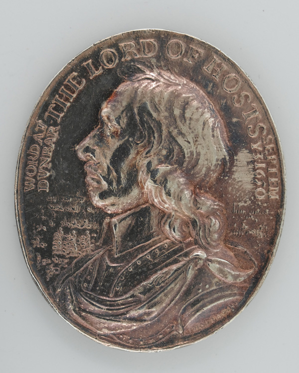 Medal commemorating Cromwell's victory at the Battle of Dunbar in 1650