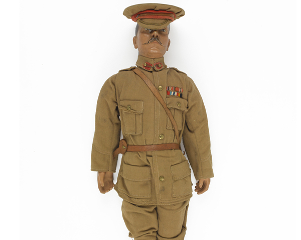 Lord Kitchener doll made by disabled veterans, 1915
