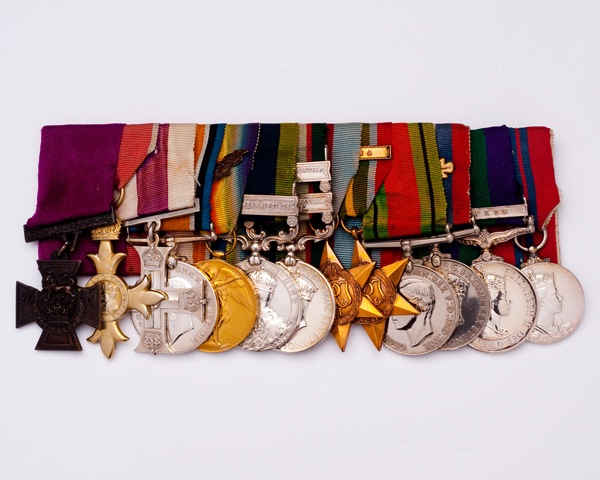 Victoria Cross awarded to Lieutenant-Colonel Arthur Cumming for his bravery at Kuantan, Malaya, on 3 June 1942 