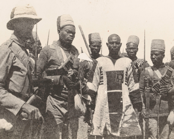 Emir Mahmud captured at the Battle of Atbara, April 1898 