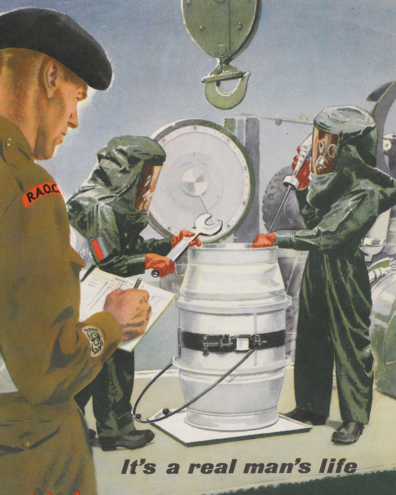 Royal Army Ordnance Corps recruitment poster, c1960