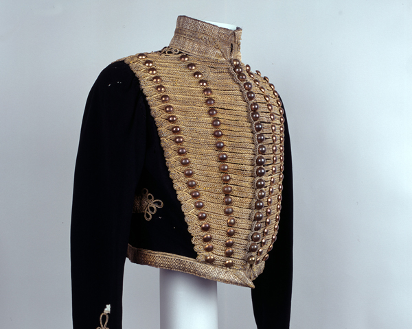 Jacket worn by Lieutenant Colonel John Wilkie, 10th (Prince of Wales's Own) Hussars, c1854