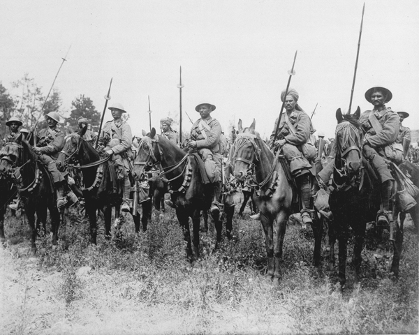 20th Deccan Horse await the order to advance on the Somme, 14 July 1916
