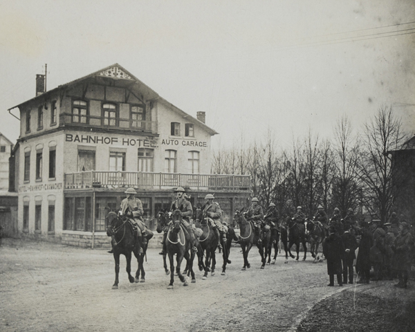 1st Cavalry Division entering Malmedy, 1 December 1918