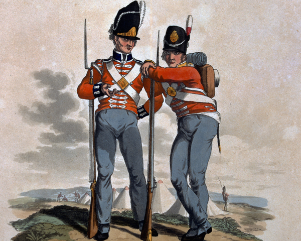 6th Regiment and 23rd or Royal Welsh Fusiliers, 1812