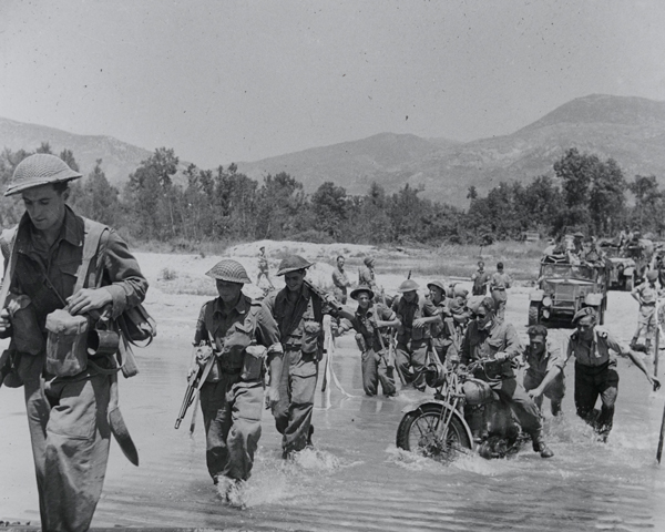 Crossing the River Melfa, Italy, May 1944