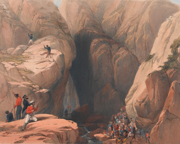 Part of the Army of the Indus in the Khojak Pass, 1839