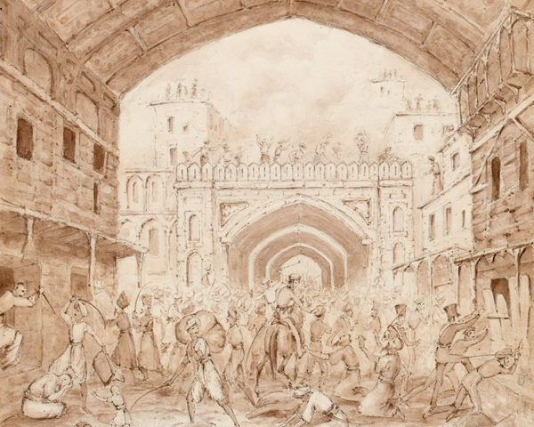The sacking of the Kabul bazaar, 1842