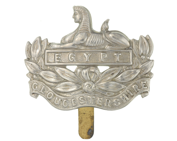Cap badge, The Gloucestershire Regiment, c1930