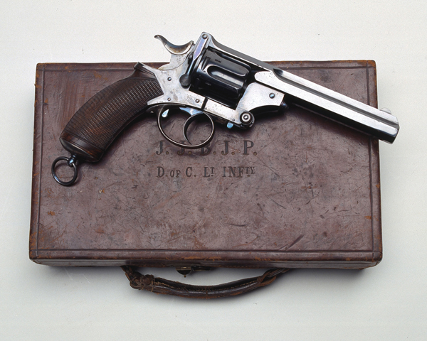 Webley-Pryse revolver of Lieutenant James Parry, The Duke of Cornwall's Light Infantry, 1882