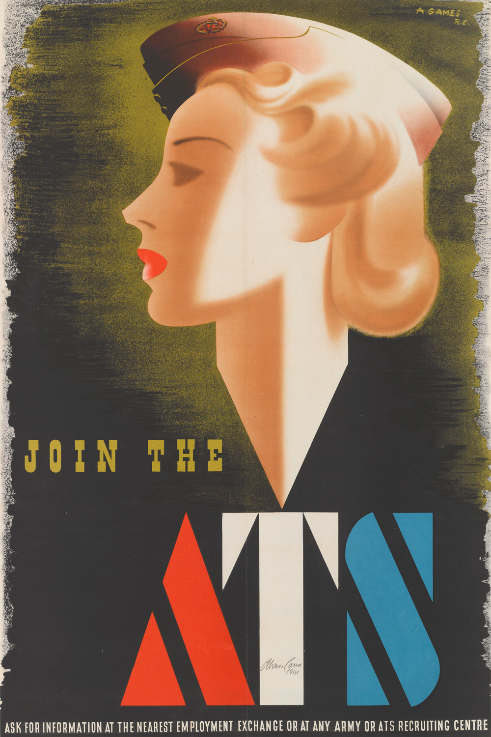 ‘Join the ATS’, recruiting poster, 1941