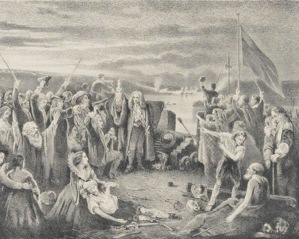 The relief of Derry, August 1689
