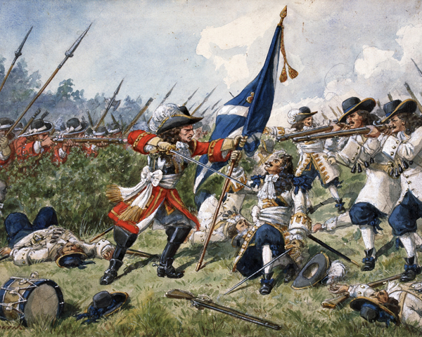 Colonel Sir Robert Douglas and The Royal Regiment at Steenkirk, 24 June 1692