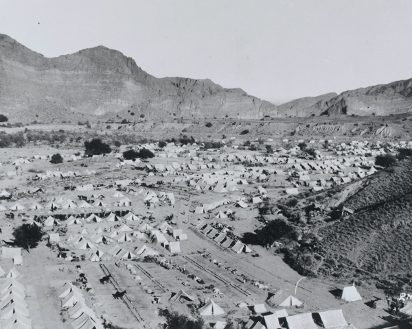 Camp of the 2nd Infantry Brigade at Spalvi, Waziristan, 1937