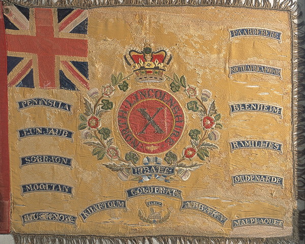 Regimental Colour, 2nd Battalion, 10th (The North Lincolnshire) Regiment of Foot, 1859