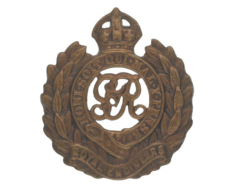 Cap badge, Royal Engineers, c1914