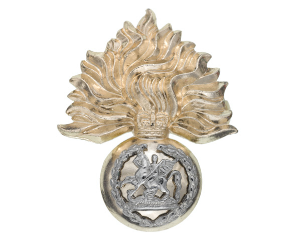 Cap badge, other ranks, Royal Regiment of Fusiliers, c1970
