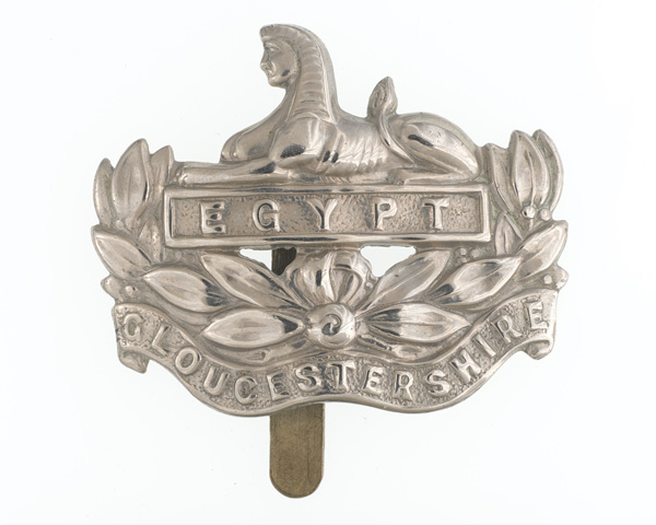 Cap badge, Gloucestershire Regiment, 1914-1918