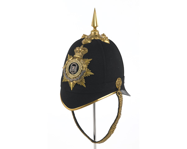 Officer's helmet, Northamptonshire Regiment, 1881-1902