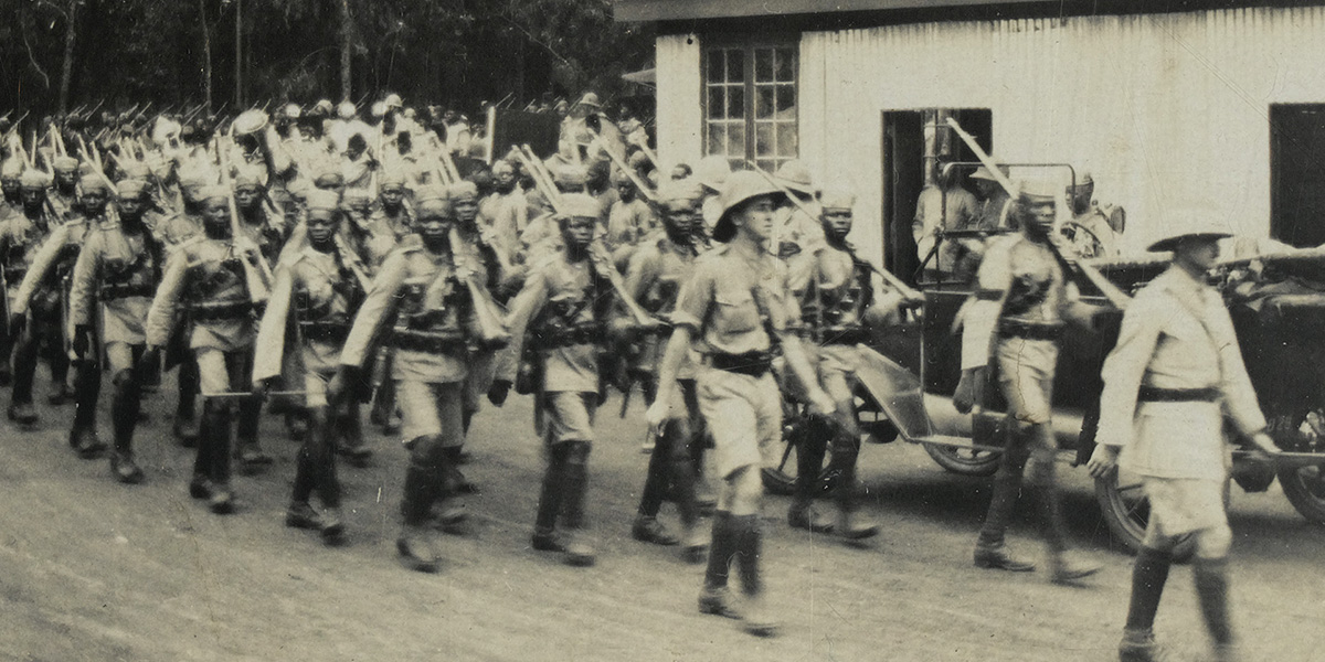 The King's African Rifles, East Africa, 1916