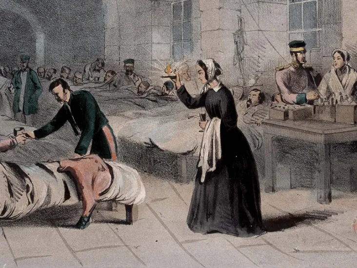 Florence Nightingale in the Military Hospital at Scutari, 1855