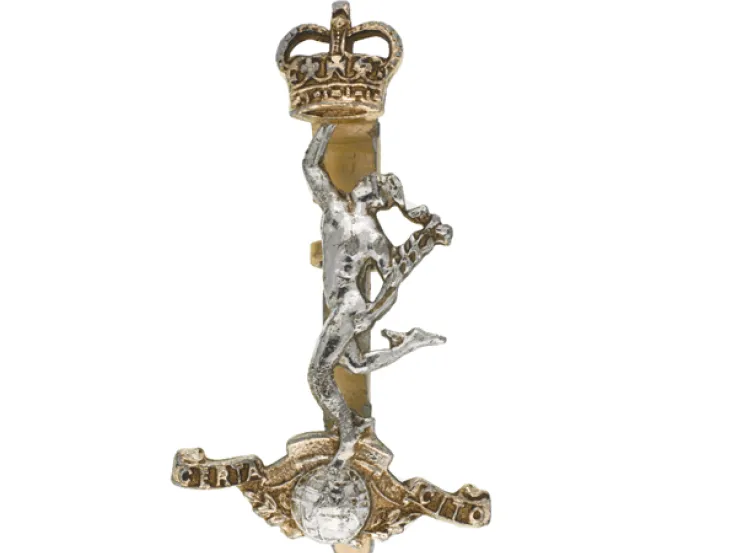 Other ranks’ cap badge, Royal Corps of Signals, c1970