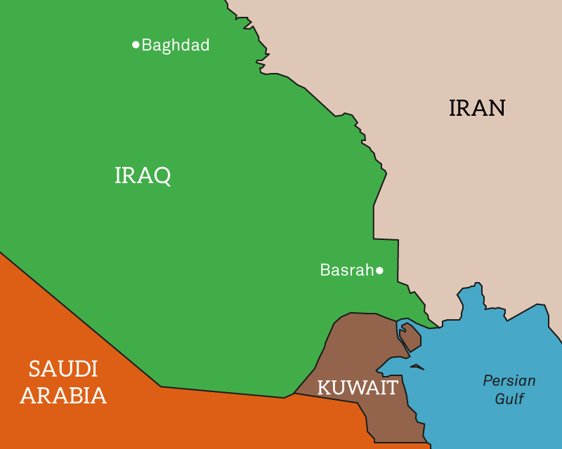 Gulf War Map Full 