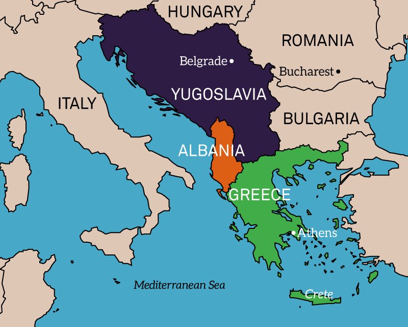 Balkans Ww2 Map