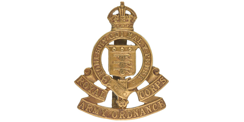 Royal Army Ordnance Corps Cap Badge | eBay