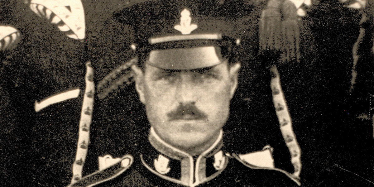 Sergeant Major James Frederick Plunkett, Royal Irish Regiment, c1911