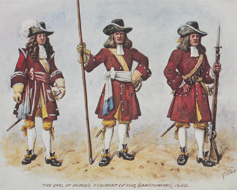 The Earl of Angus's Regiment of Foot (Cameronians), 1689