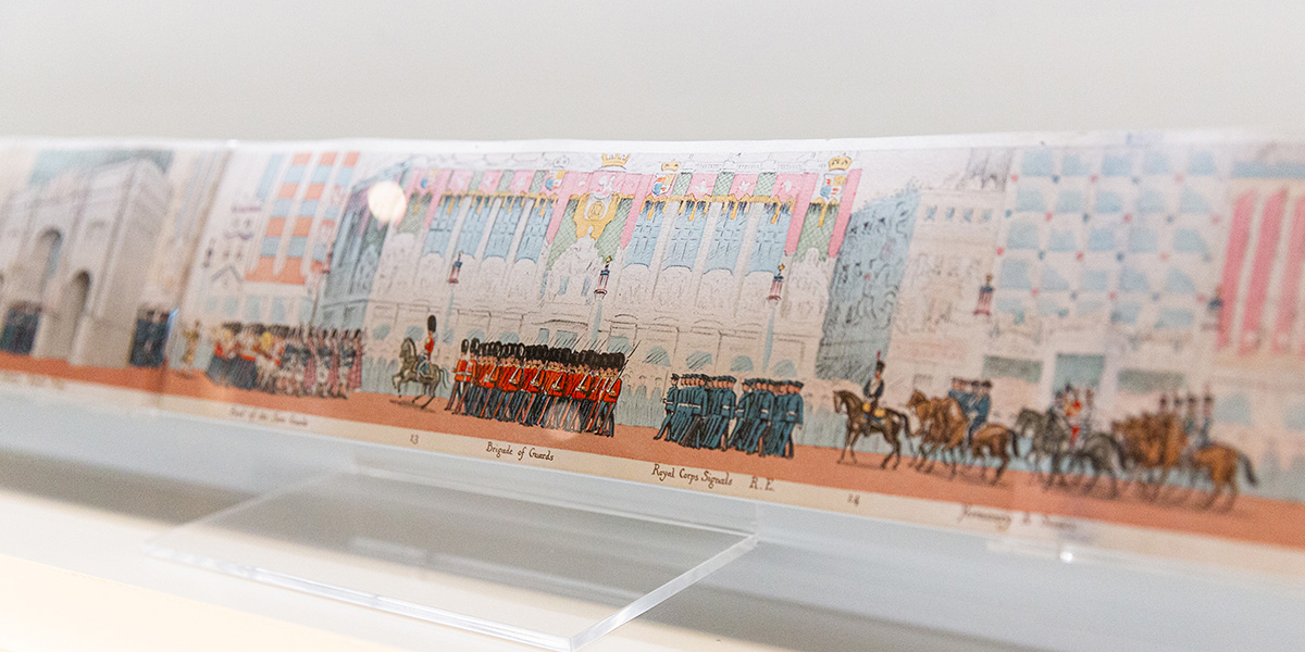 Panoramic scroll depicting King George VI’s coronation procession