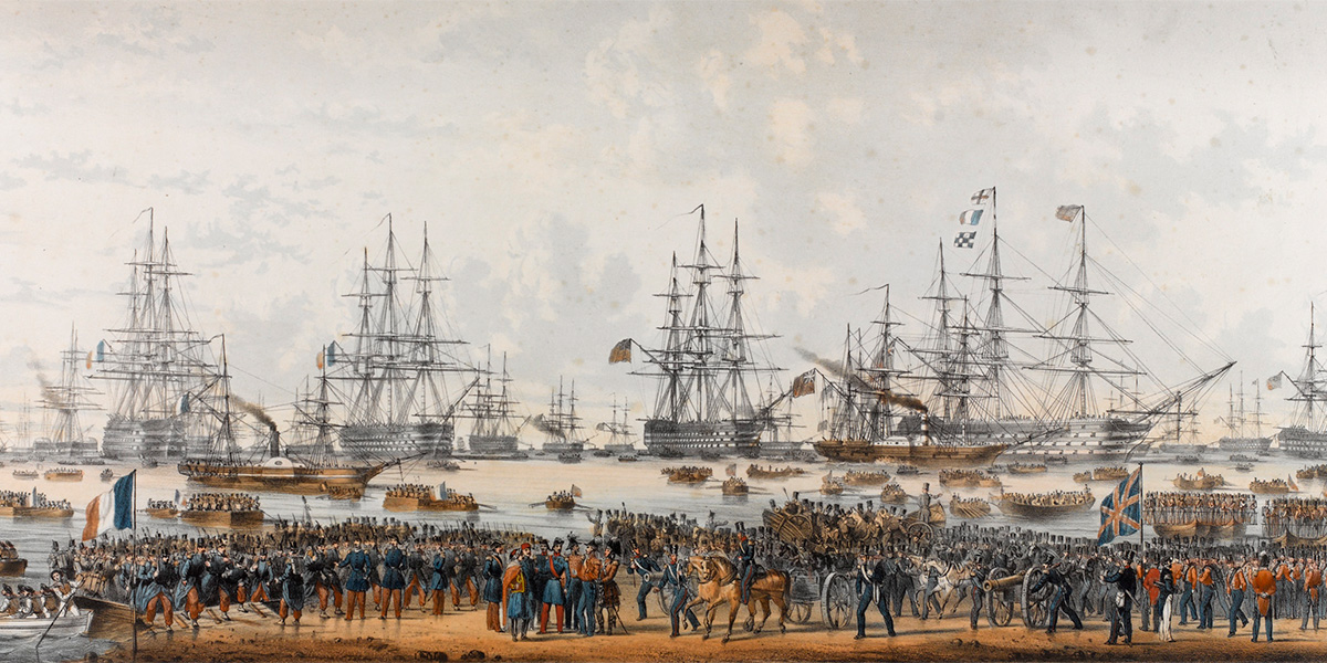 Expedition in the Crimea landing of the Allied Troops, 14 September 1854