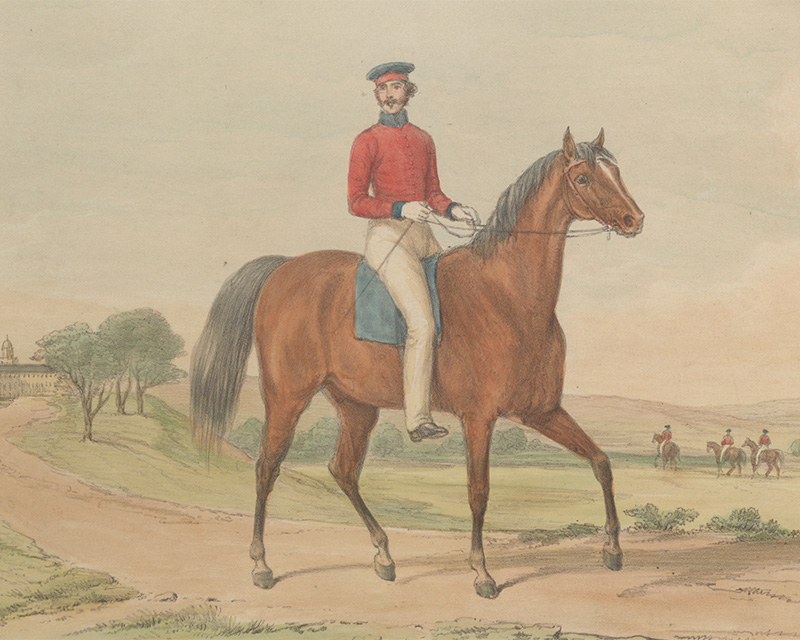 A Riding Master in stable dress, 1842