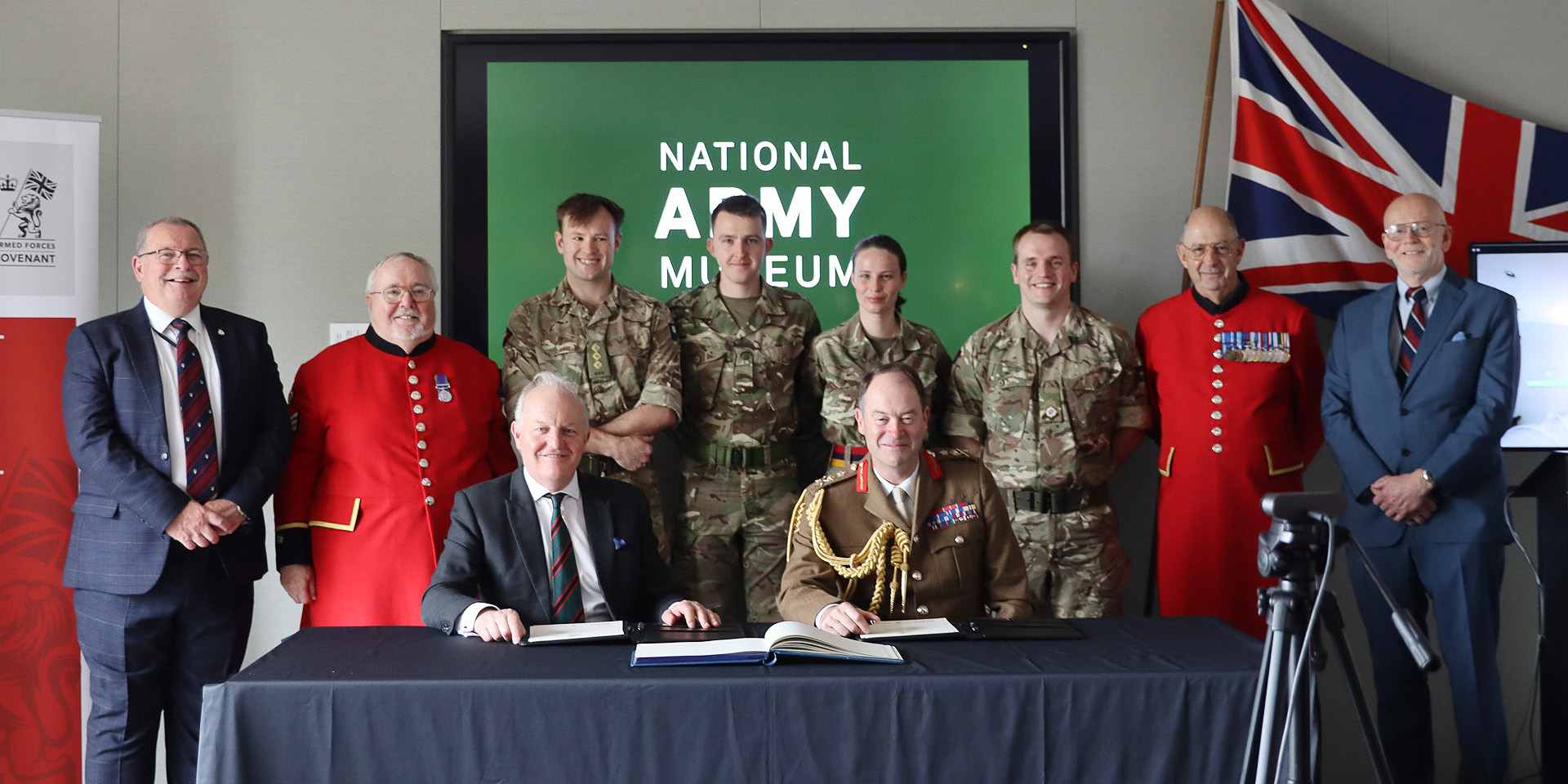 The signing of the Armed Forces Covenant at the National Army Museum, 13 June 2024