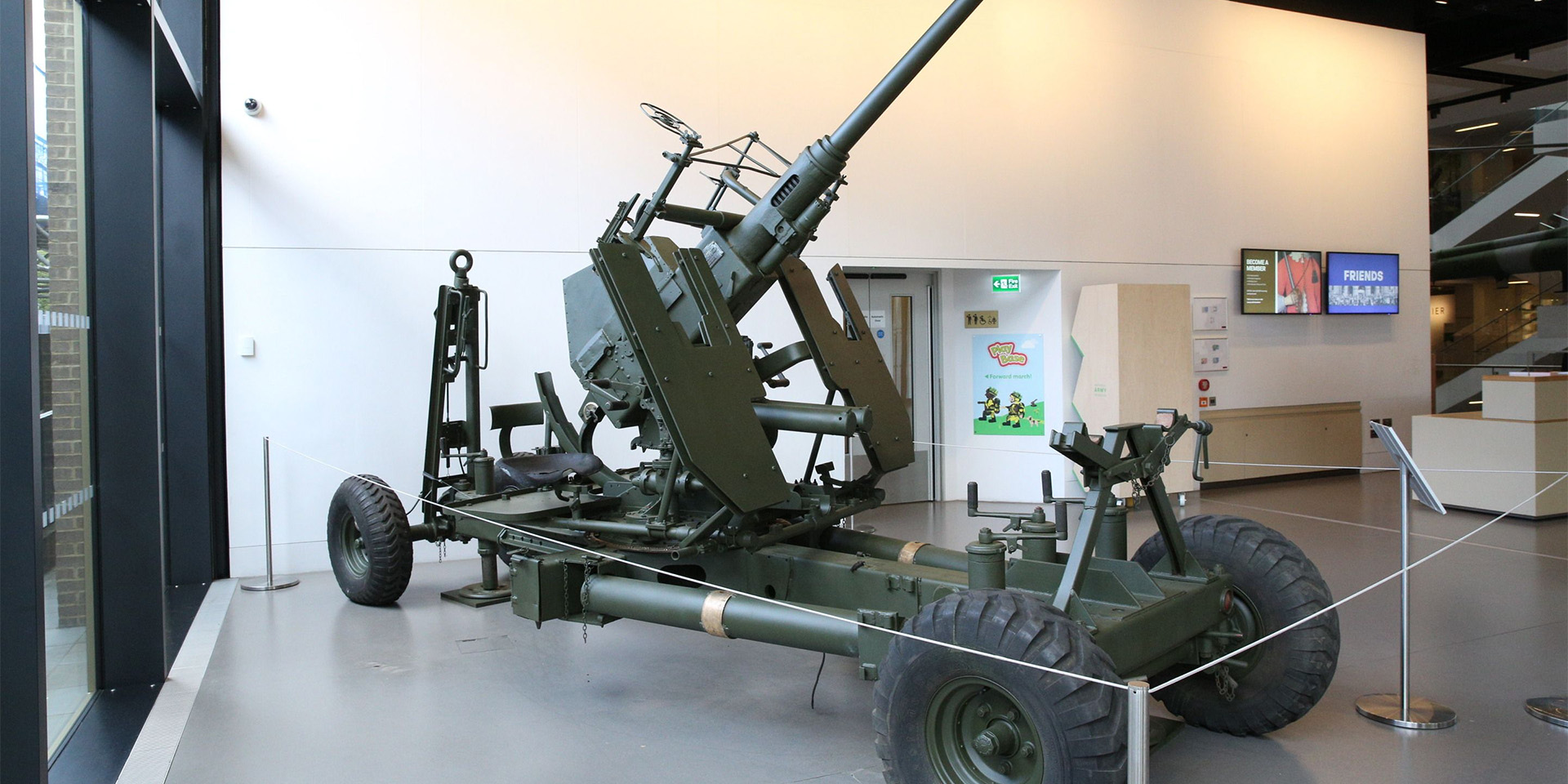 Bofors gun on display at the National Army Museum