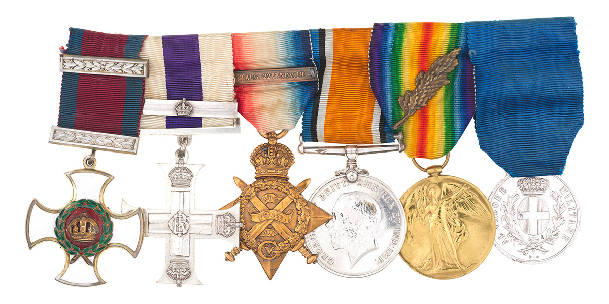 Medal group awarded to Lieutenant Colonel Michael Harrison