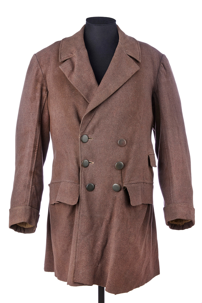 Great coat worn by Michael Harrison during his escape attempts, 1915-17