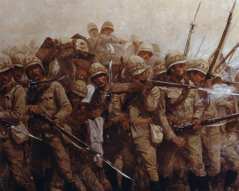 Detail from 'The Battle of Abu Klea, 17 January 1885'