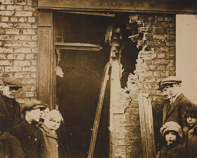 Aftermath of German naval bombardment of Whitby, Scarborough and Hartlepool, 1914