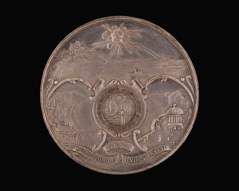 Bombardment of Scarborough, commemorative medal, 1914