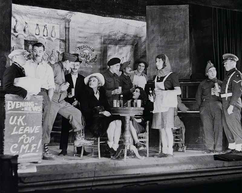 Amateur dramatics in Italy, January 1945