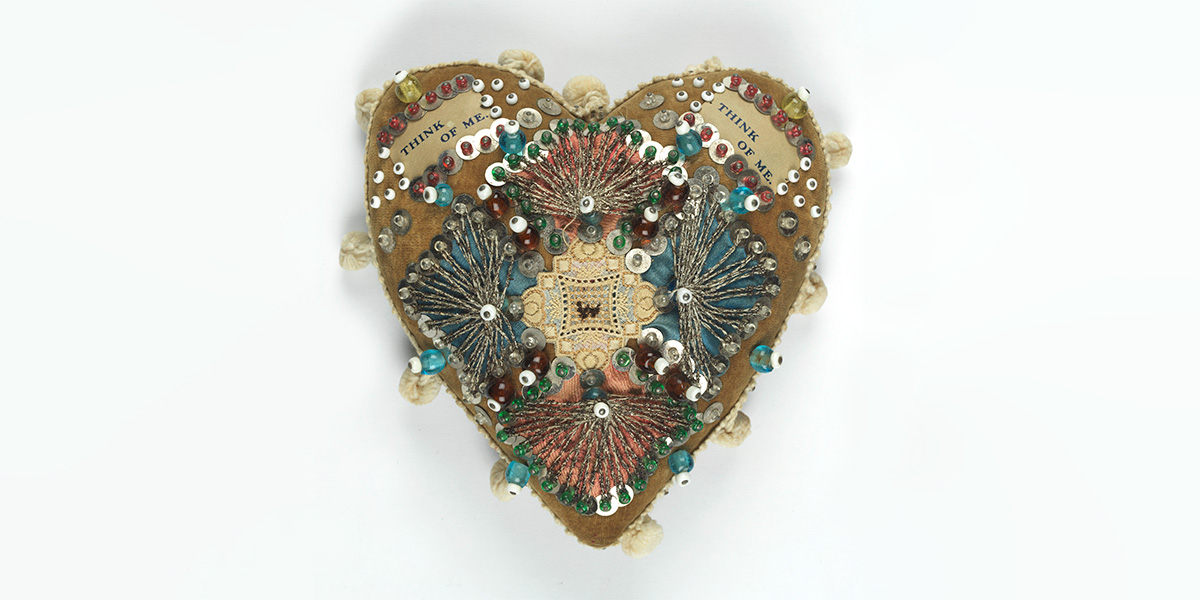 Sweetheart pin cushion, c1918