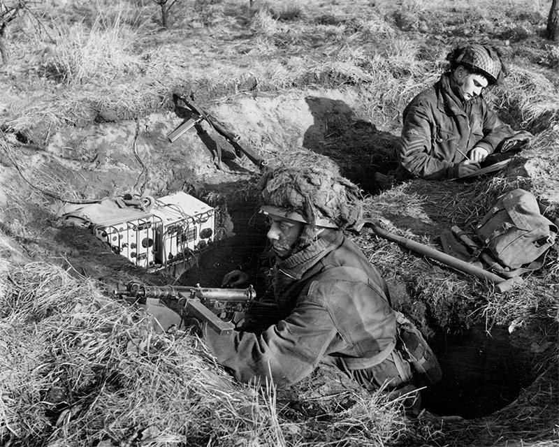 5th Parachute Brigade in Helden, Netherlands4 February 1945